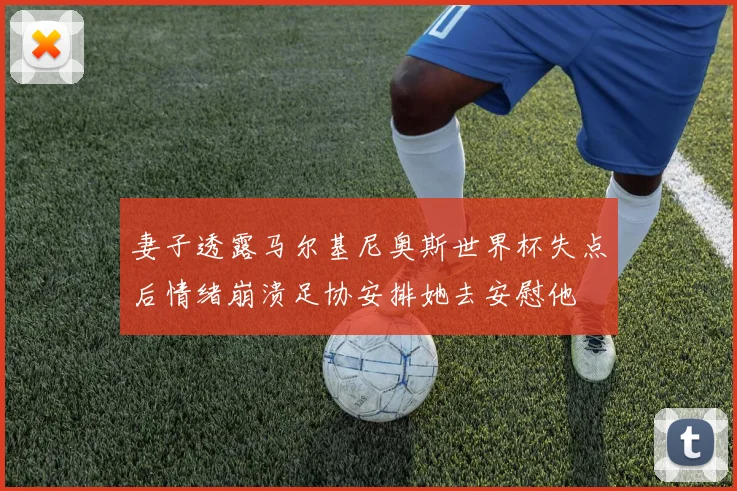 妻子透露马尔基尼奥斯世界杯失点后情绪崩溃足协安排她去安慰他