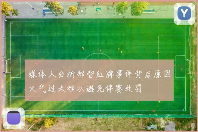媒体人分析郑智红牌事件背后原因火气过大难以避免停赛处罚